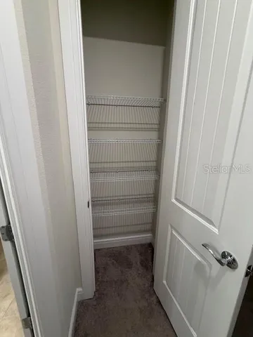 a view of walk in closet