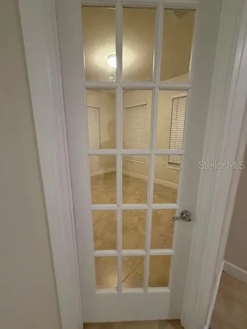 a view of empty room