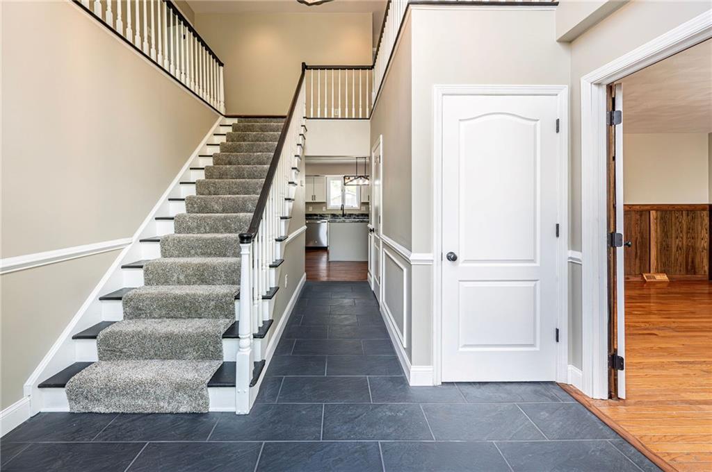 1120 Sandstone Road Greensburg, PA 15601 - Photo 11 of 43 a view of entryway and gallery with wooden floor