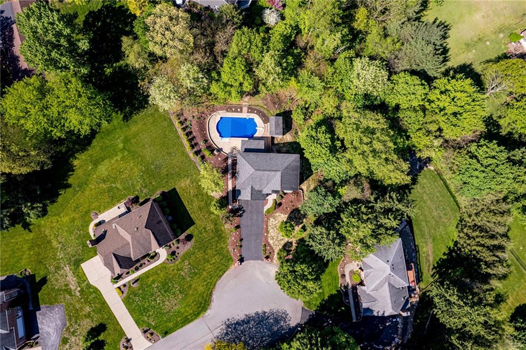 1120 Sandstone Road Greensburg, PA 15601 - Photo 3 of 43 an aerial view of house with yard swimming pool and outdoor seating