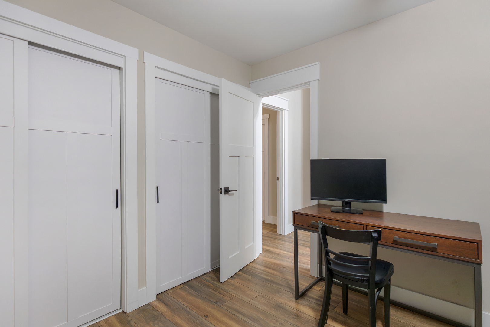 219 West Main Street St. Charles, IL 60174 - Photo 16 of 30 a view of a workspace with furniture and wooden floor