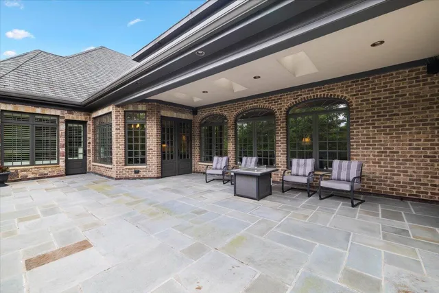 front view of a house with a street