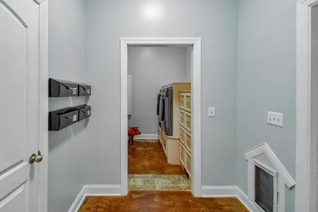 a view of a house with backyard sitting area and garden