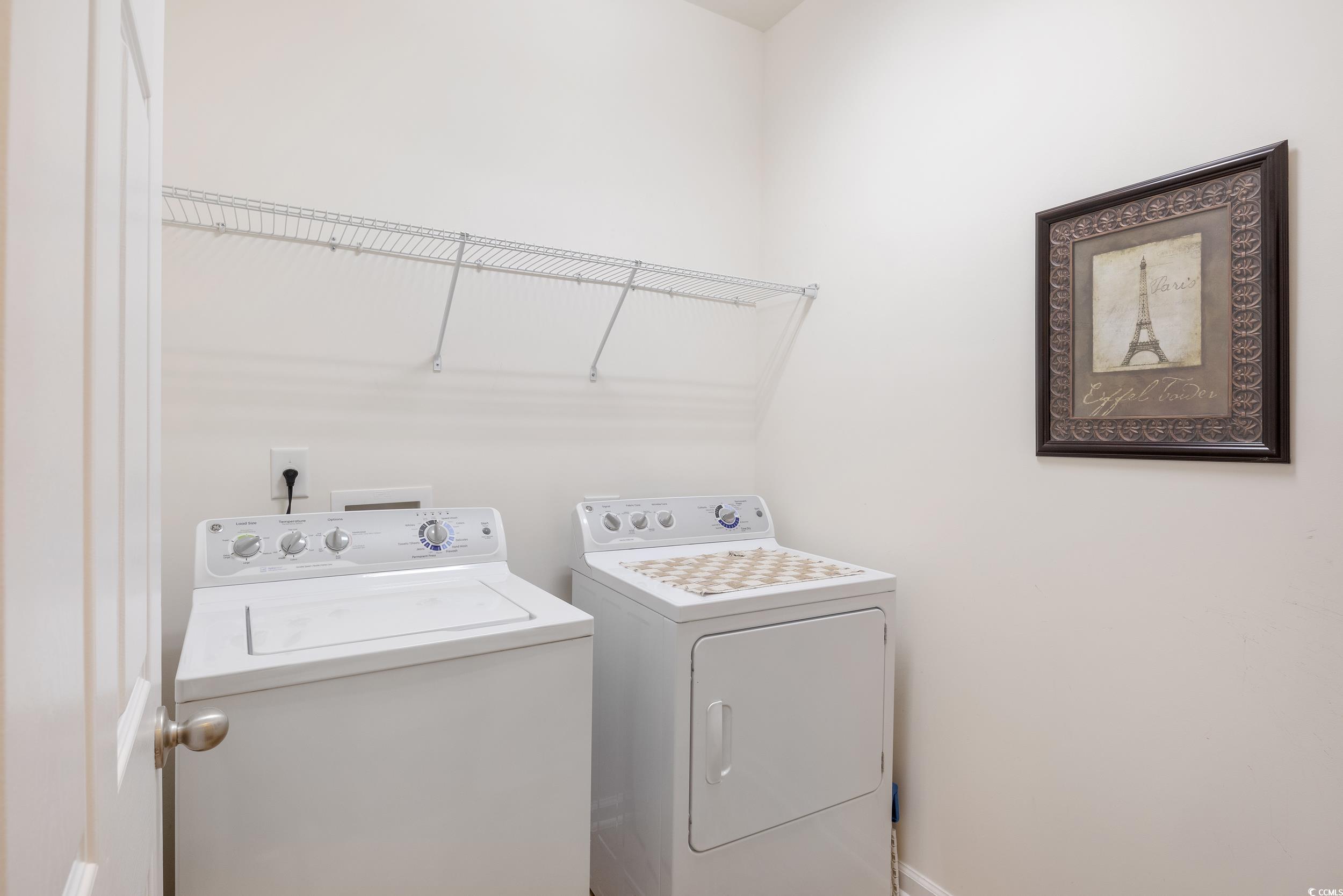 1517 Palmina Loop, Unit B Myrtle Beach, SC 29588 - Photo 24 of 30 Laundry area featuring laundry area and washing ma