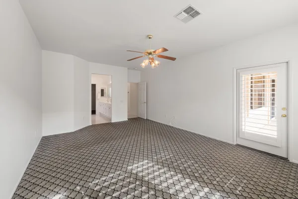 a view of a partially built entryway with white walls