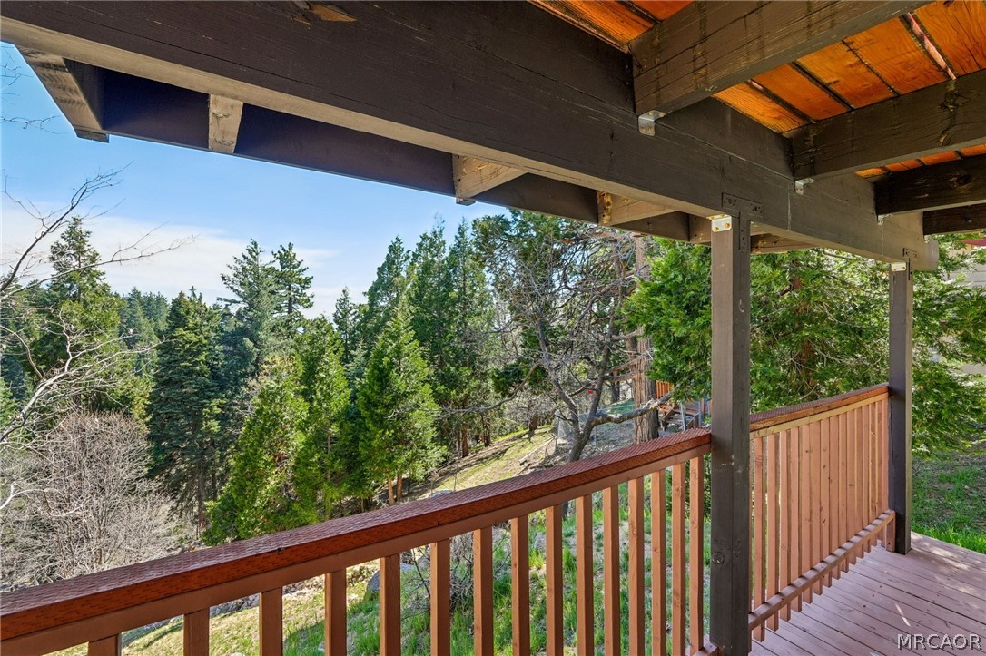 2409 Spring Oak Drive Running Springs, CA 92382 - Photo 22 of 24 a view of a porch