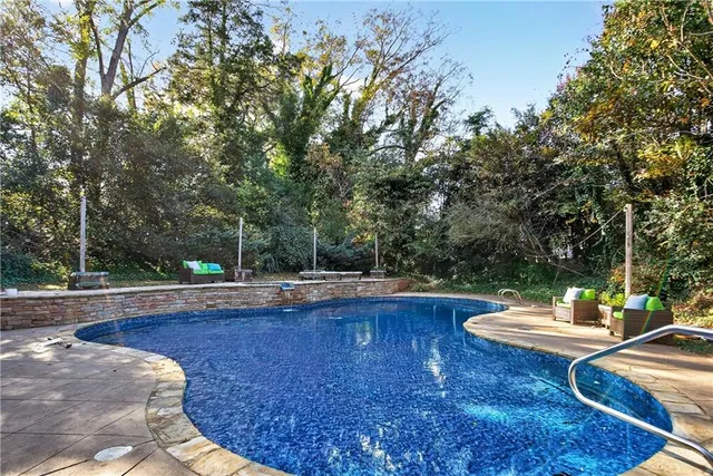 a view of a house with a street