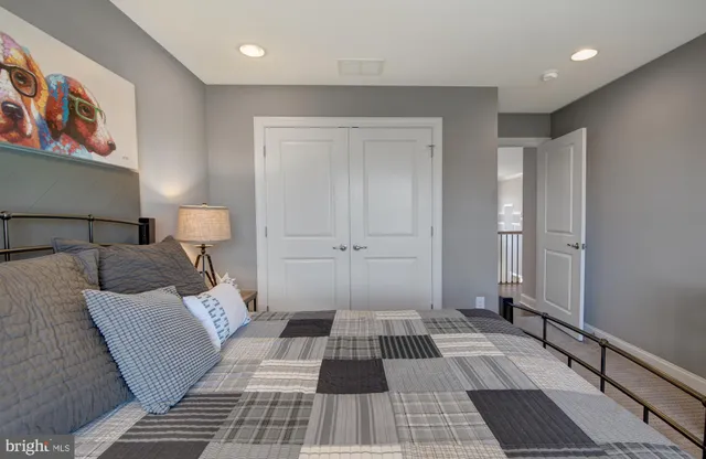 a room with table chair