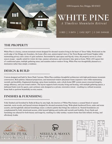 $1,395,000 | 1030 Iroquois Way, Driggs, ID 83422