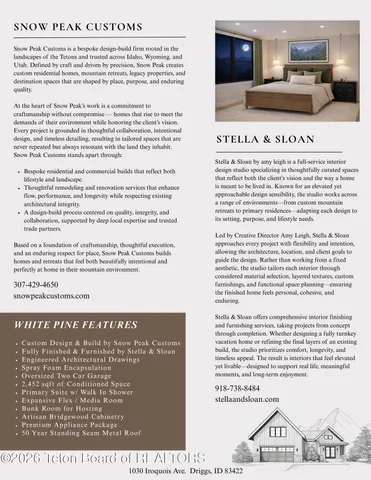 $1,395,000 | 1030 Iroquois Way, Driggs, ID 83422