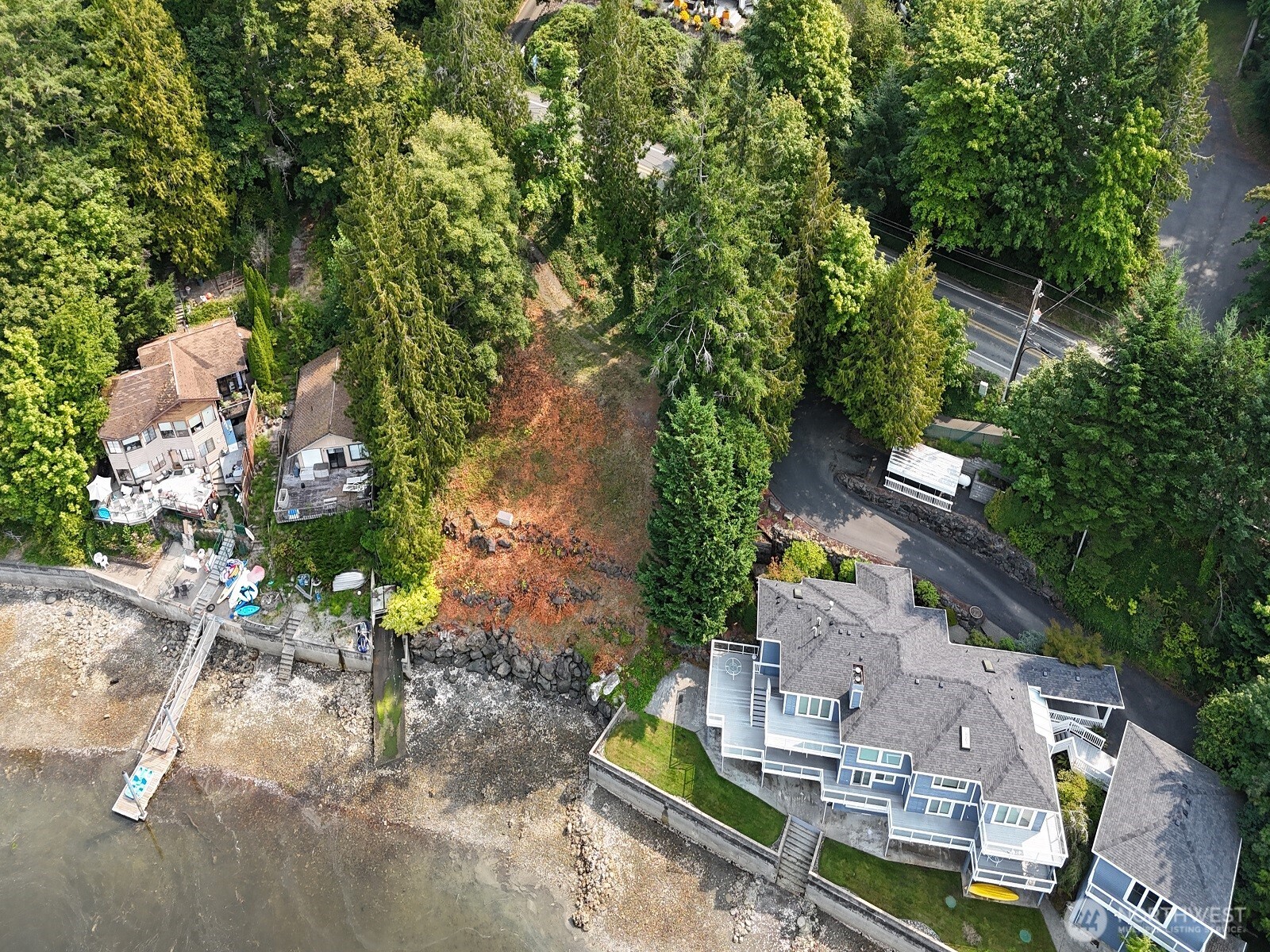 17871 Highway 106 Belfair, WA 98528 - Photo 13 of 18 an aerial view of multiple houses with yard
