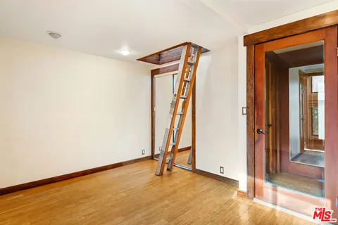 a view of front door