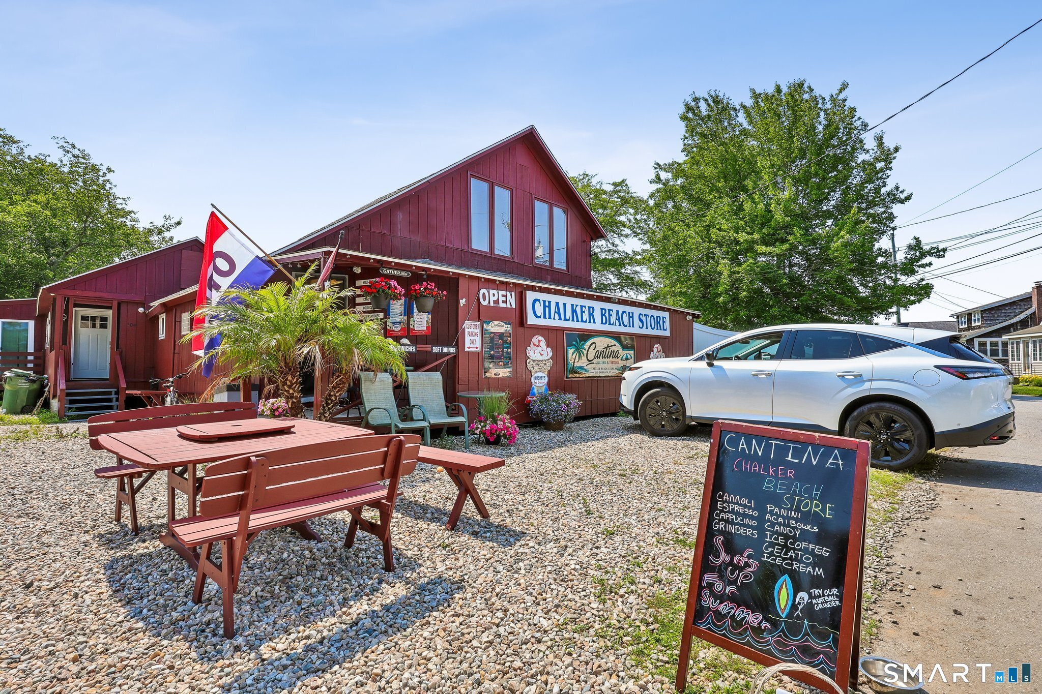 53 Chalker Beach Road Old Saybrook, CT 06475 - Photo 19 of 24 Chalker Beach Store & Cantina with food, beverages, and ice cream.