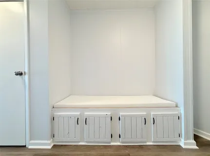 a view of balcony with workspace