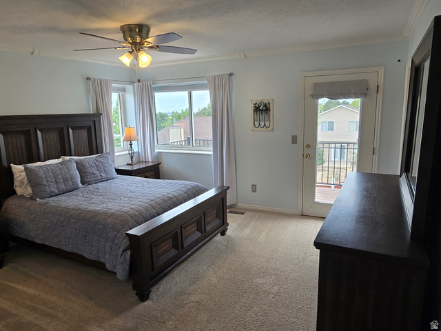 1263 Grayson Court Sandy, UT 84094 - Photo 9 of 26 Carpeted bedroom with deck