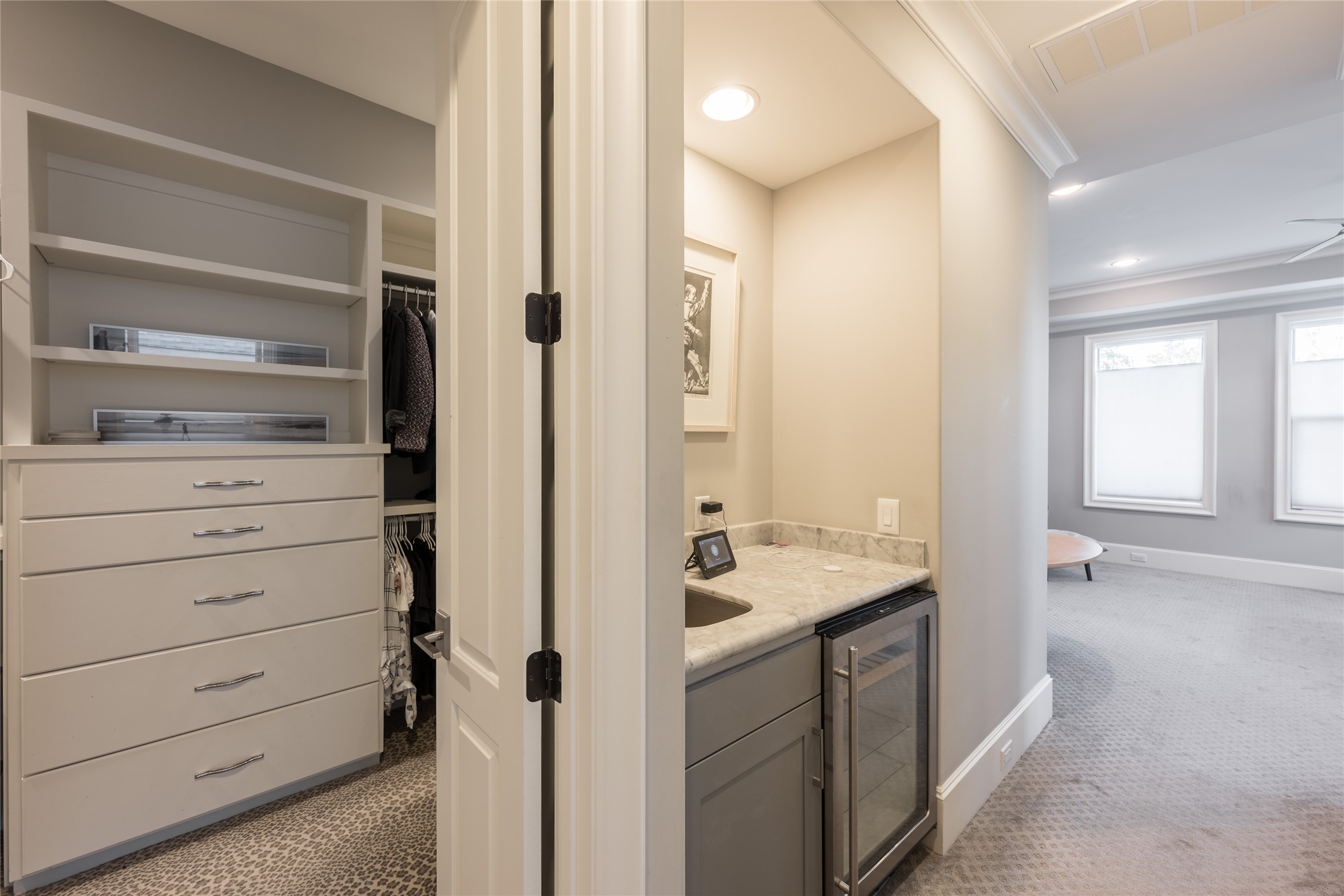 1944 Portsmouth Street Houston, TX 77098 - Photo 36 of 36 a bathroom with a sink a vanity and a mirror