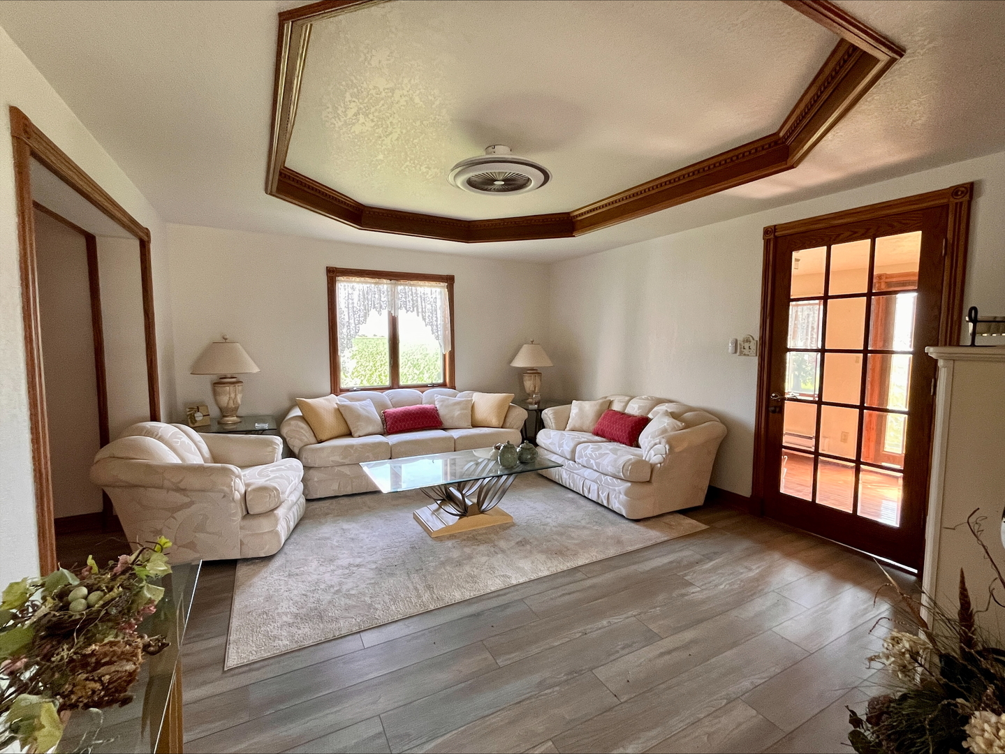 1116 East 2300 North Road Danforth, IL 60930 - Photo 22 of 32 a living room with furniture and a large window
