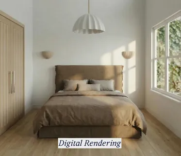 a view of wooden door