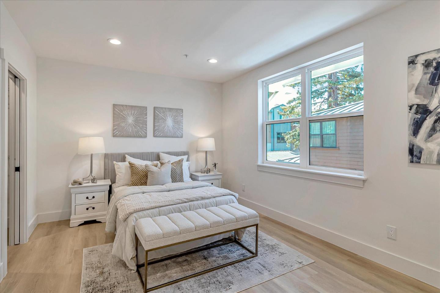 1982 Montecito Avenue Mountain View, CA 94043 - Photo 12 of 30 a bedroom with a bed and a window