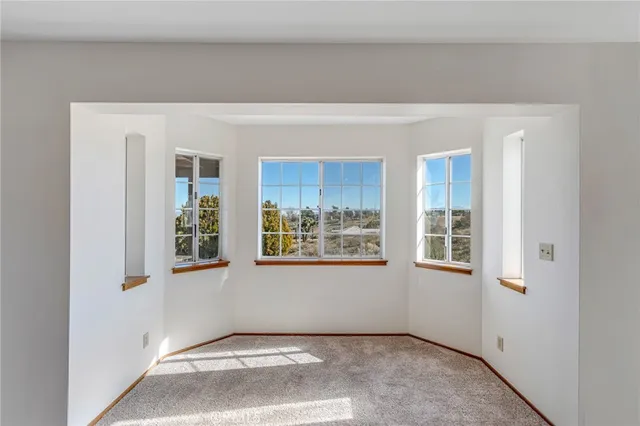 a living room with a fireplace