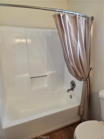 an empty room with closet