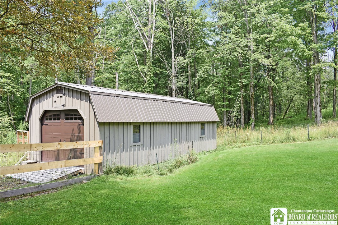 3045 West Oak Hill Road Ellicott, NY 14701 - Photo 28 of 34 Detatched Garage for your Toys, Extra Cars , lawnm
