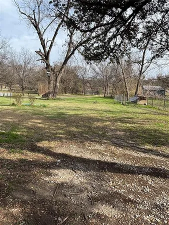 a big yard with lots of green space