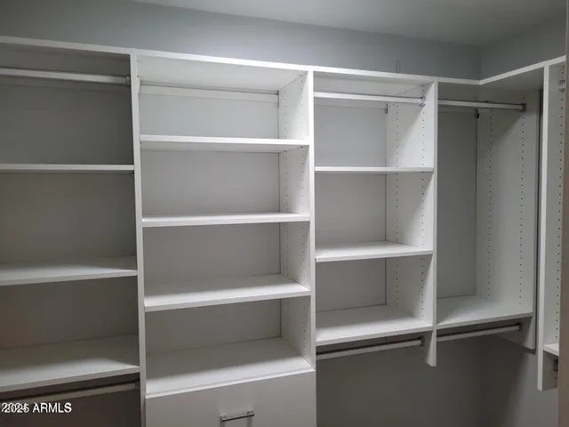 a view of walk in closet