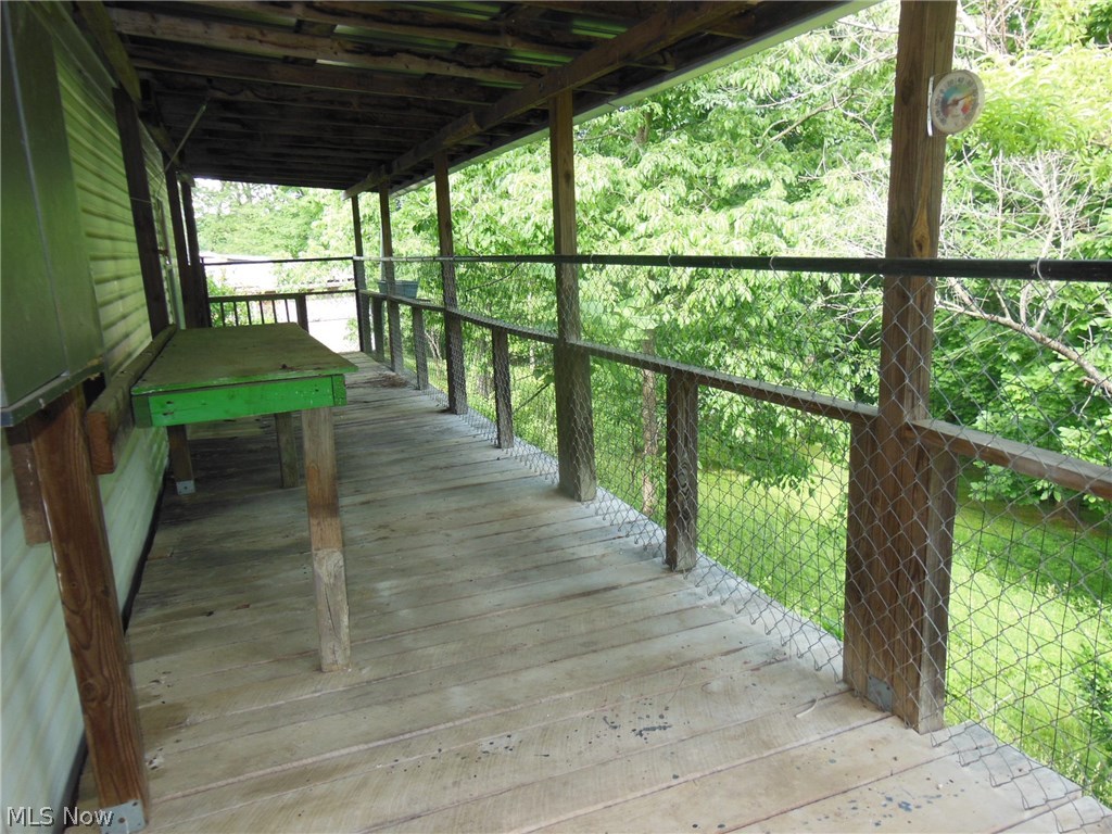 3101 Ballard Run Road Elizabeth, WV 26143 - Photo 17 of 21 Rear deck runs the length of the home