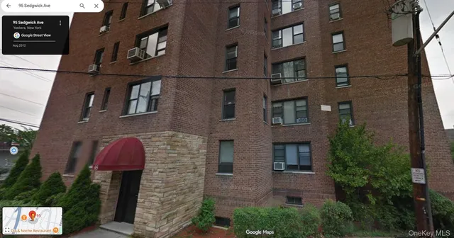 a front view of a building