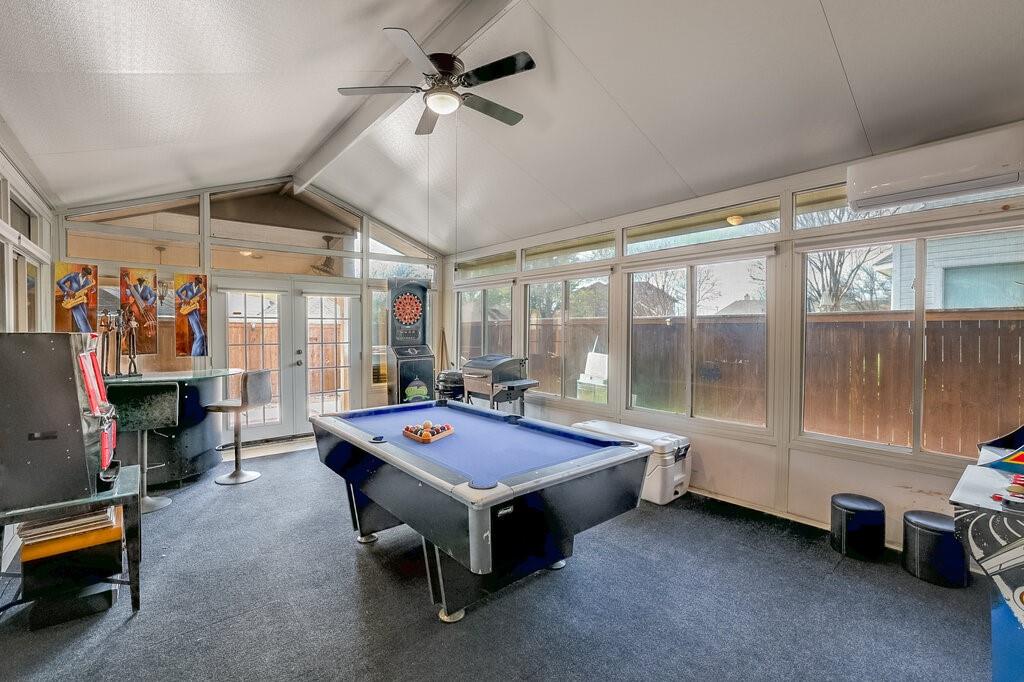 706 Gentry Drive Arlington, TX 76018 - Photo 29 of 39 a room with pool table and windows