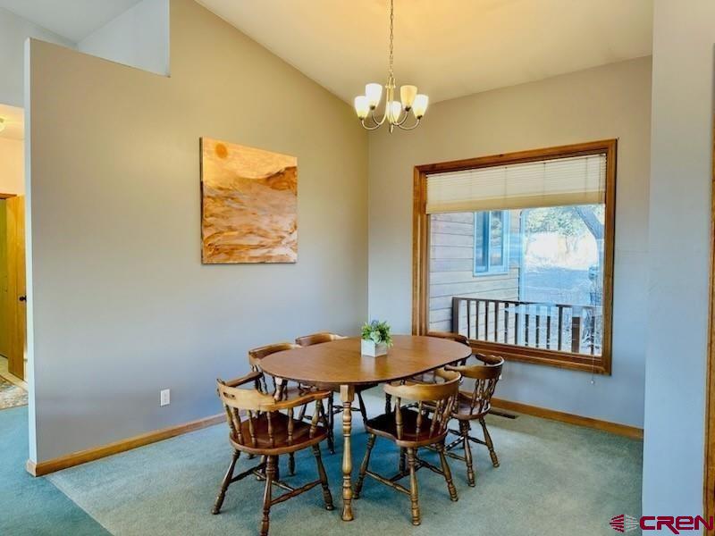 105 Indian Hill Road Mosca, CO 81146 - Photo 18 of 38 Dining area just a few steps away from the front entrance.