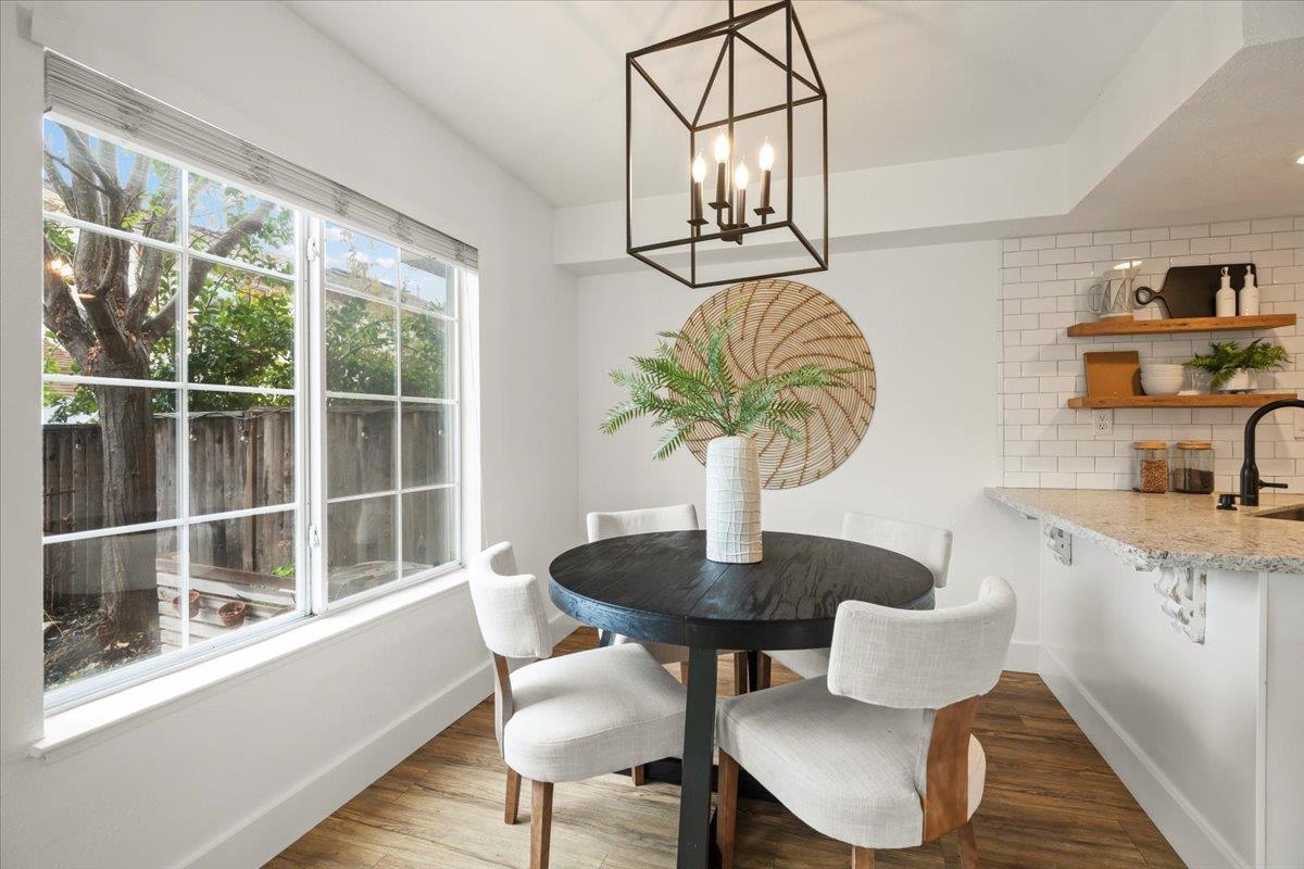 16761 San Luis Way Morgan Hill, CA 95037 - Photo 4 of 35 a dining room with furniture and wooden floor