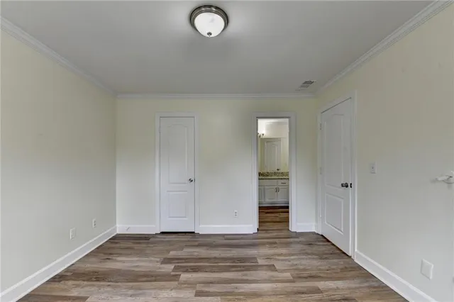 a kitchen with a stove microwave and refrigerator