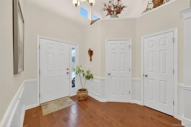 wooden floor in an empty room