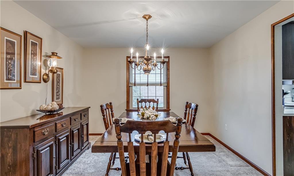 201 Calvin Drive McKees Rocks, PA 15136 - Photo 4 of 22 The formal dining room is large enough for plenty of dining room furniture.