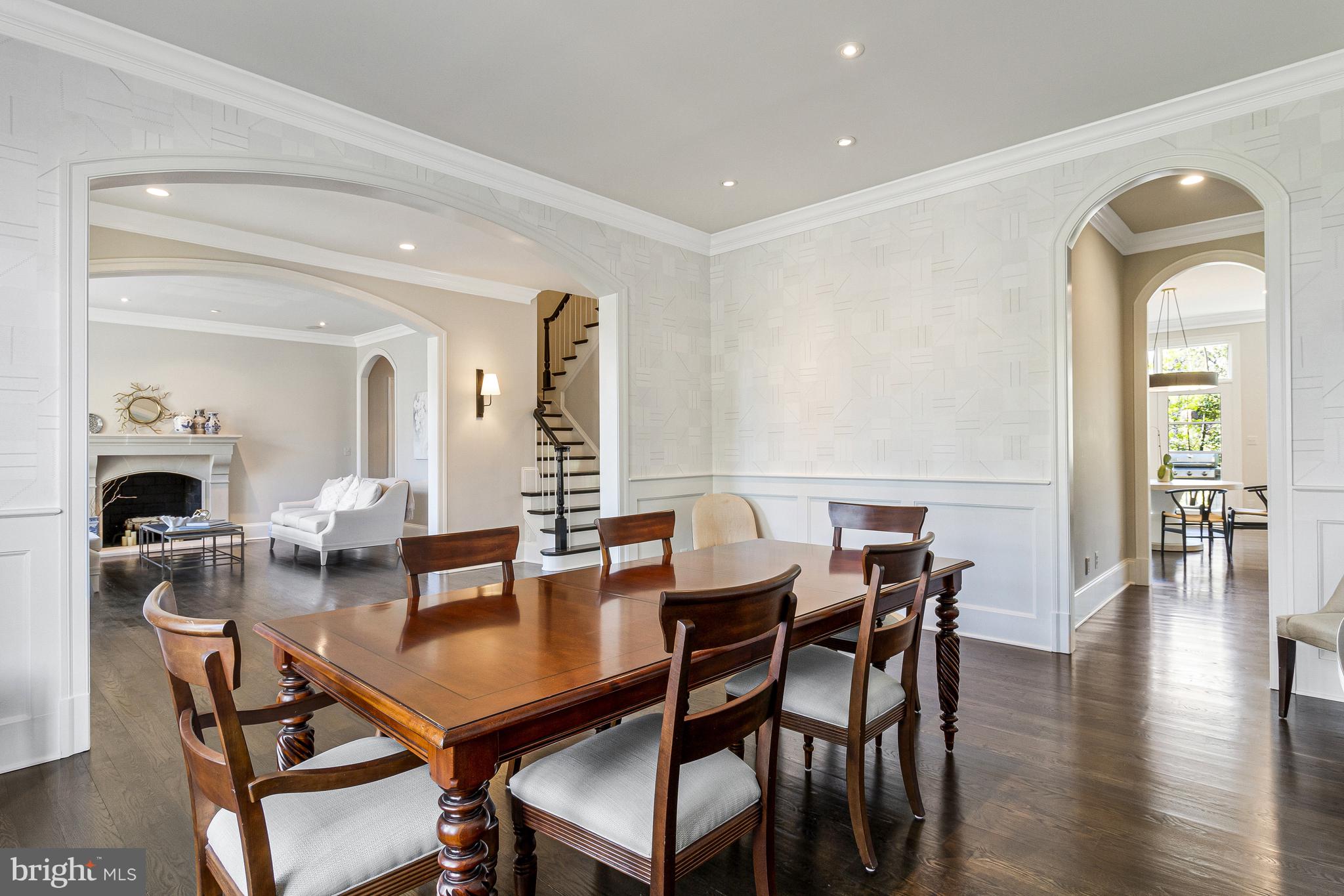 4502 32nd Road North Arlington, VA 22207 - Photo 22 of 57 a view of a dining room with furniture and wooden floor