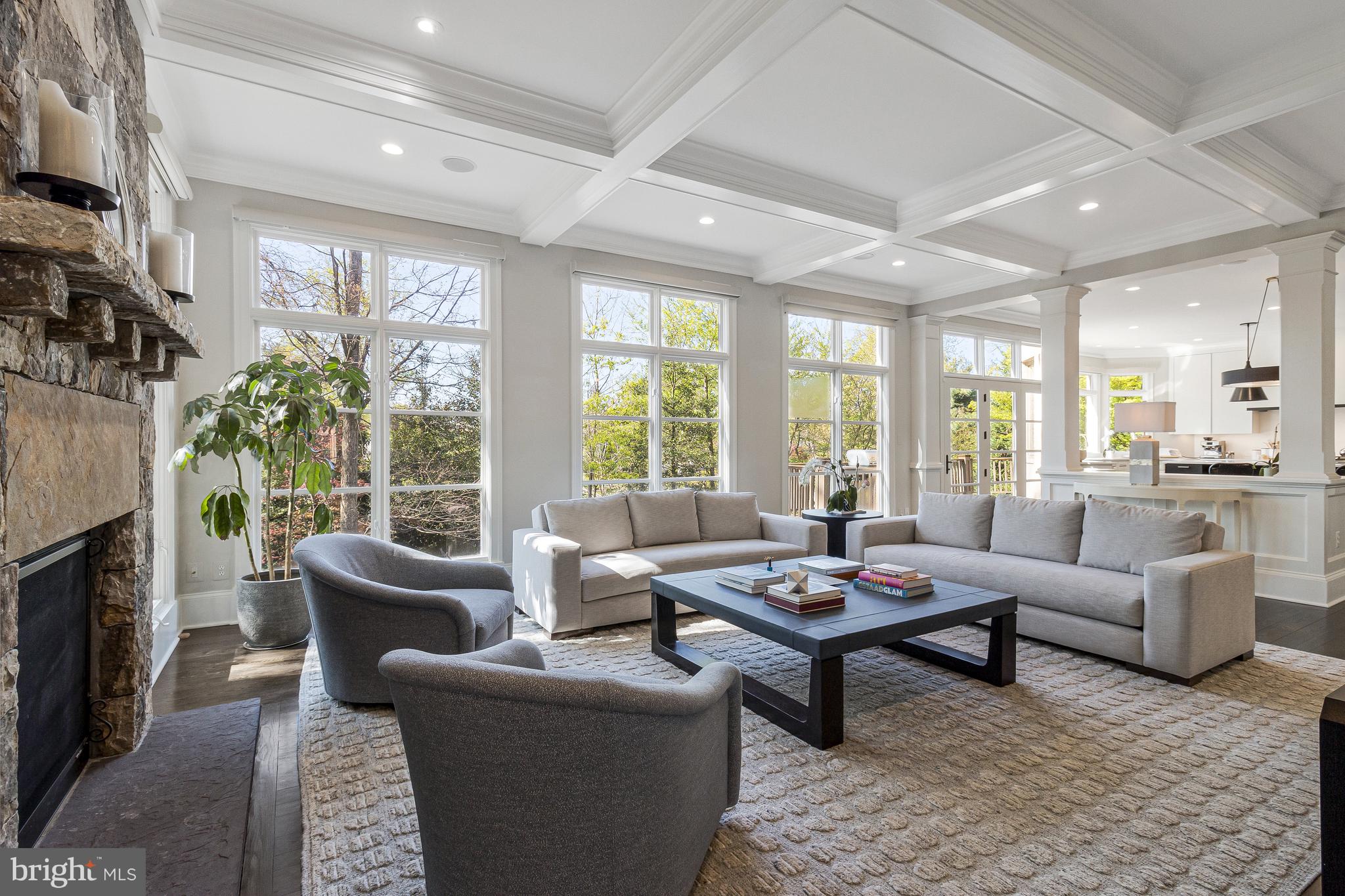 4502 32nd Road North Arlington, VA 22207 - Photo 30 of 57 a living room with furniture fireplace and a large window
