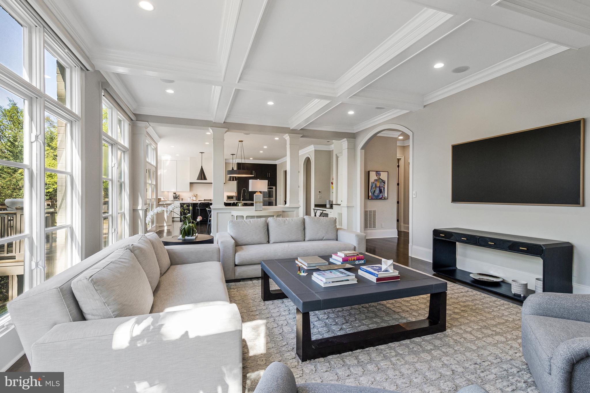 4502 32nd Road North Arlington, VA 22207 - Photo 31 of 57 a living room with furniture fireplace and a flat screen tv