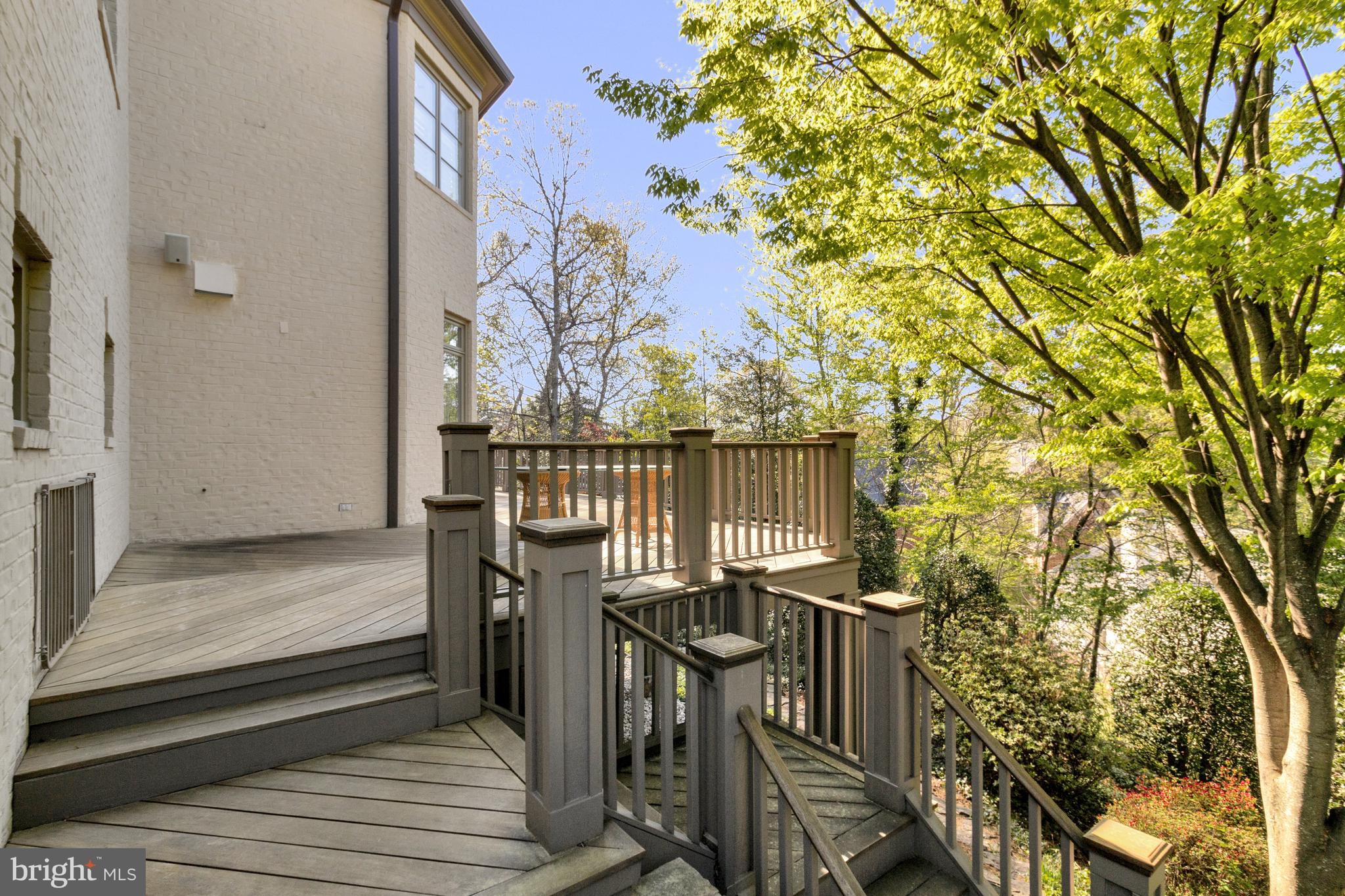 4502 32nd Road North Arlington, VA 22207 - Photo 9 of 57 a view of balcony with wooden floor and fence