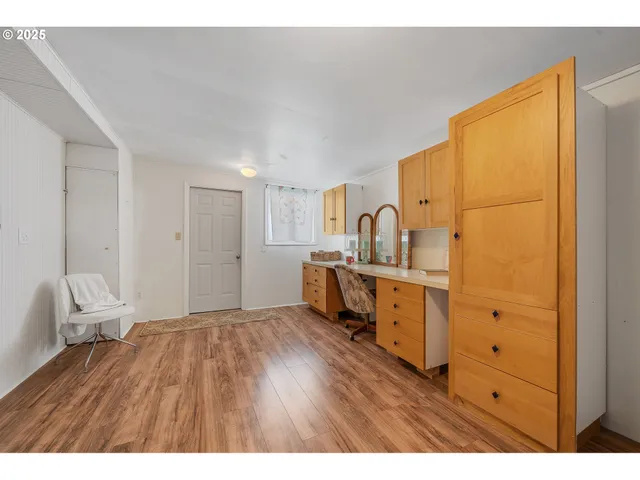 a view interior of the house and kitchen view