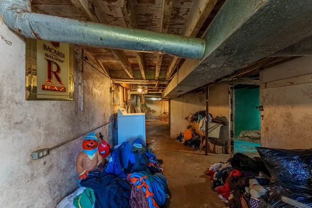 a view of storage and utility room