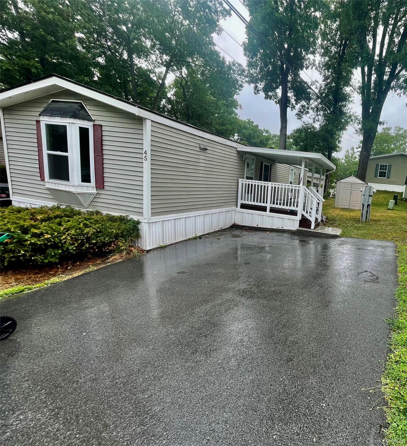 Front of House with Driveway