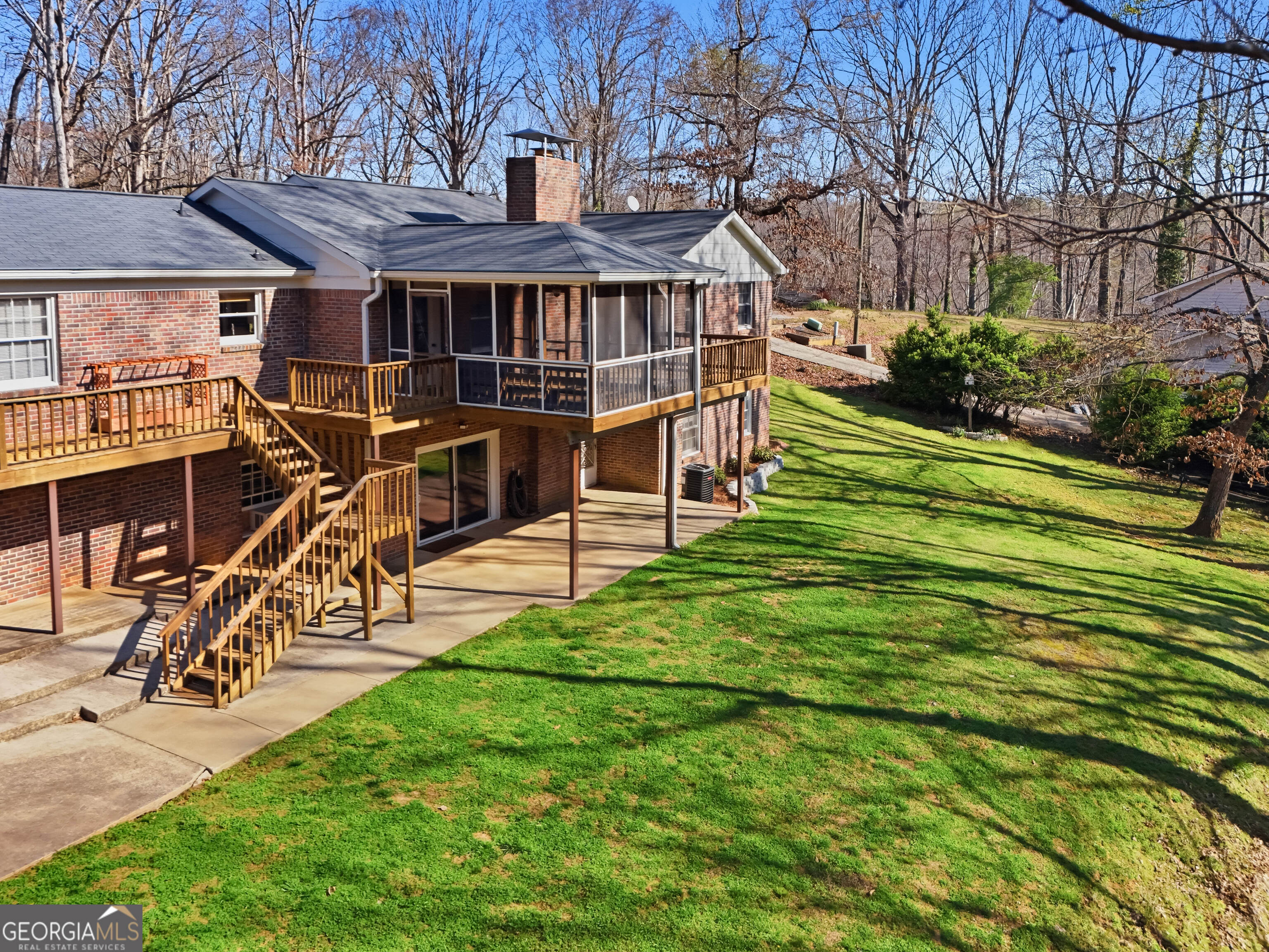 3302 Hickory Point Gainesville, GA 30506 - Photo 66 of 73 a view of a house with a yard