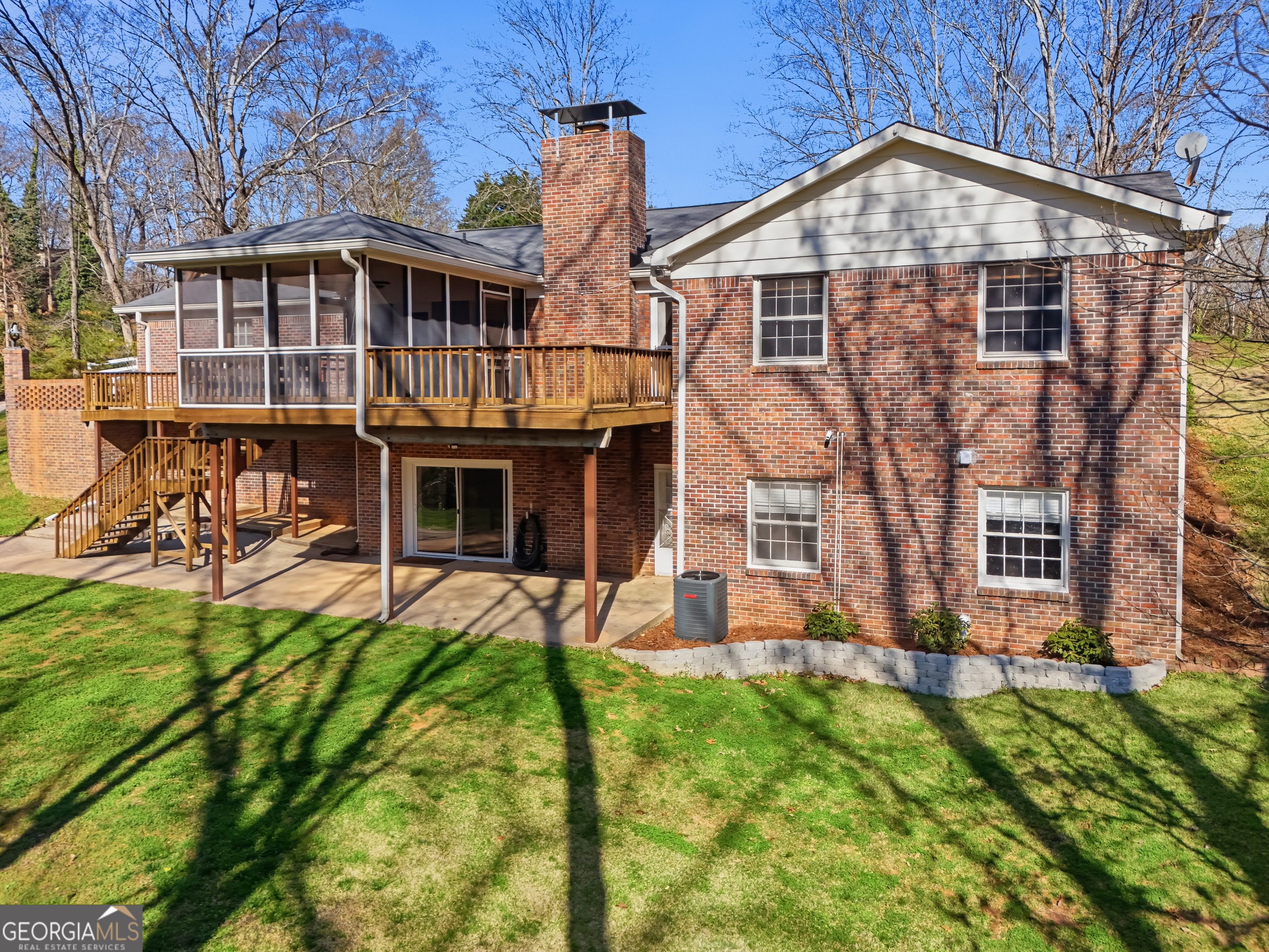 3302 Hickory Point Gainesville, GA 30506 - Photo 67 of 73 a view of a house with pool and chairs