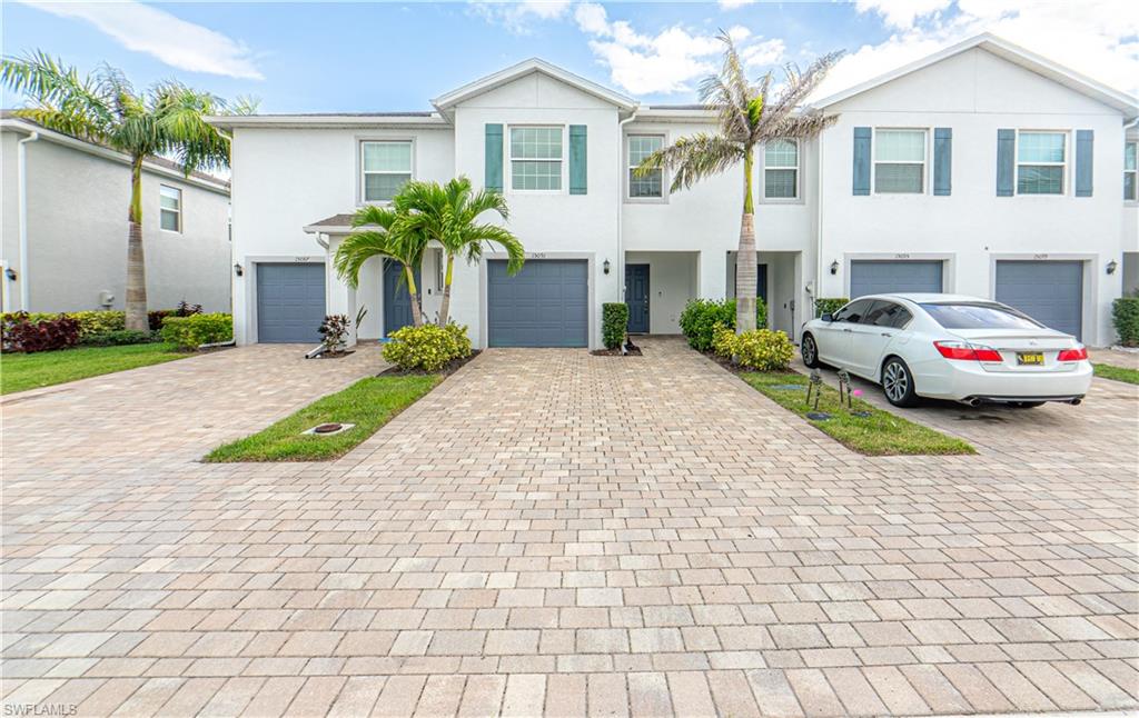 a yellow house with outdoor space