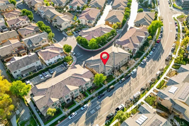 a view of street with an ocean view