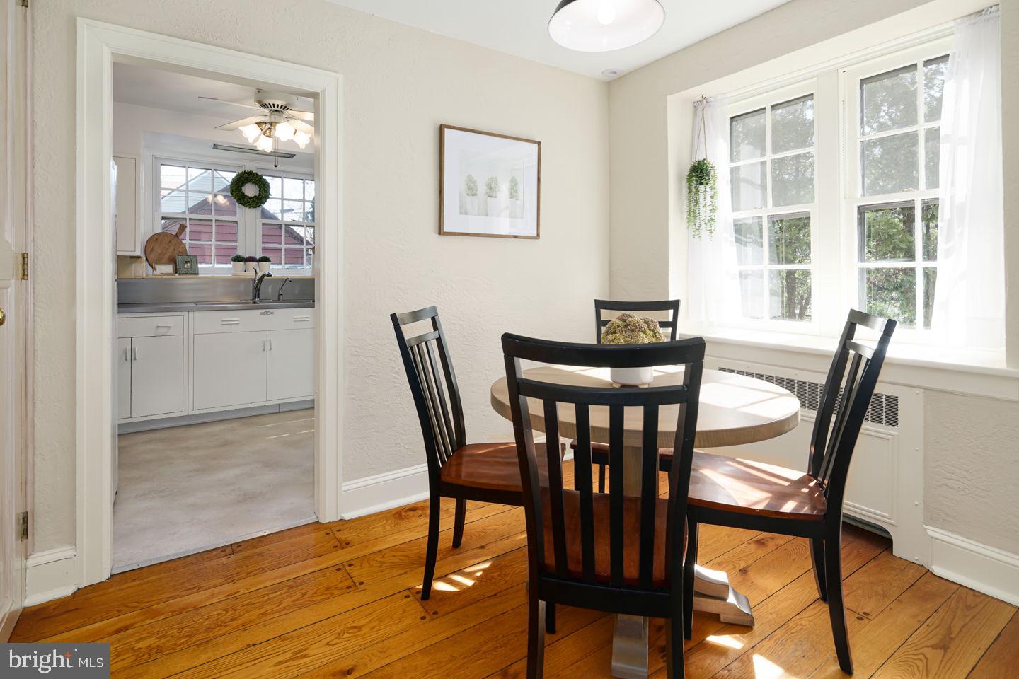 1017 Wellington Road Jenkintown, PA 19046 - Photo 12 of 35 Sitting area with built ins off of kitchen