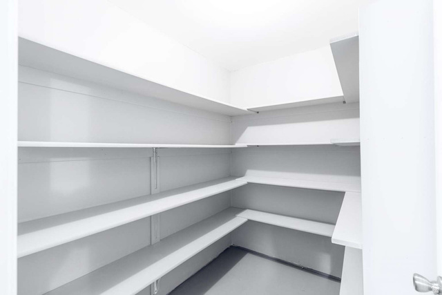 415 East 1150th Street North Logan, UT 84341 - Photo 30 of 38 Walk-in pantry featuring multiple white built-in shelves and light gray flooring