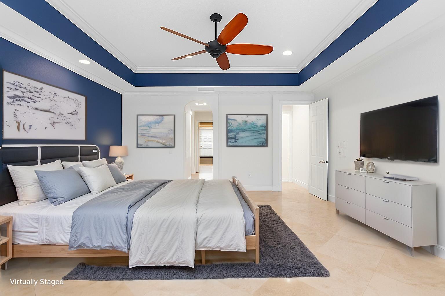 21310 Falls Ridge Way Boca Raton, FL 33428 - Photo 29 of 88 Primary BR - Virtually Staged